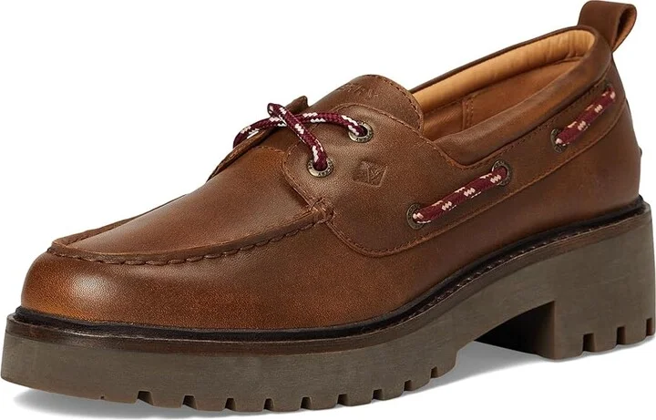 Sperry Ao 2 Eye Lug Women's Shoes Brown : 7.5 M (B), Leather - Image 5