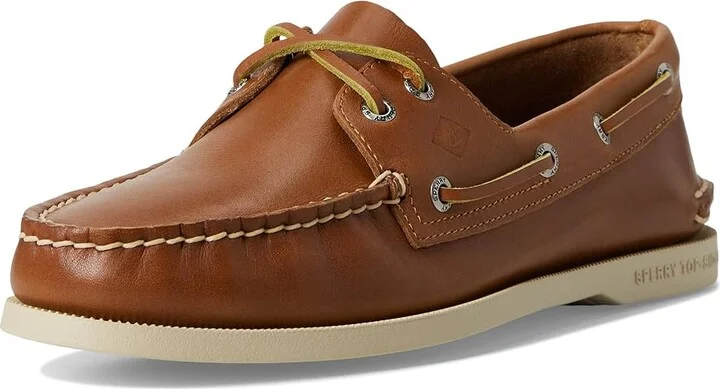 Sperry AO 2 Eye Men's Shoes Light Brown : 13 M (D), Leather - Image 5