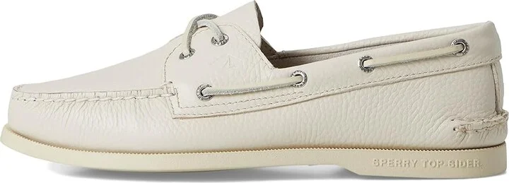 Sperry AO 2 Eye Men's Shoes White : 9 W (EE), Leather - Image 6