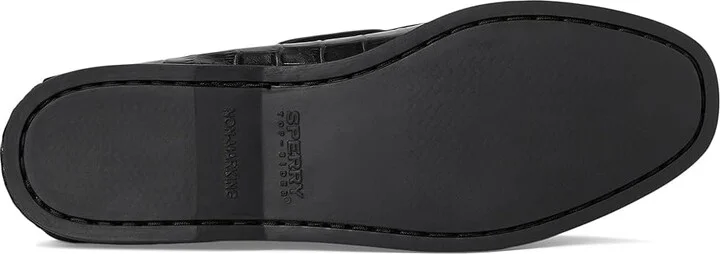 Sperry AO 2 Eye Women's Flat Shoes Black : 7.5 M (B), Leather - Image 3