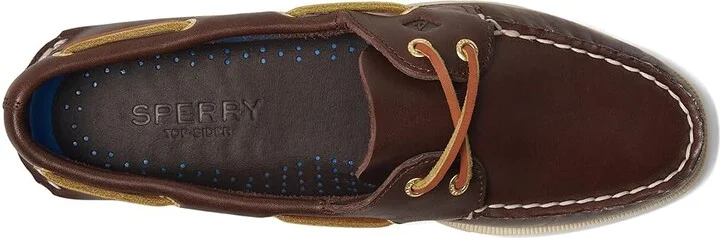 Sperry AO 2 Eye Women's Flat Shoes Brown : 6.5 M (B), Leather - Image 2