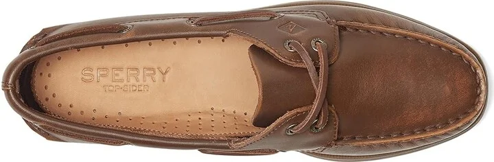 Sperry AO 2 Eye Women's Flat Shoes Medium Brown : 8 M (B), Leather - Image 2
