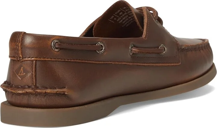 Sperry AO 2 Eye Women's Flat Shoes Medium Brown : 8 M (B), Leather - Image 4