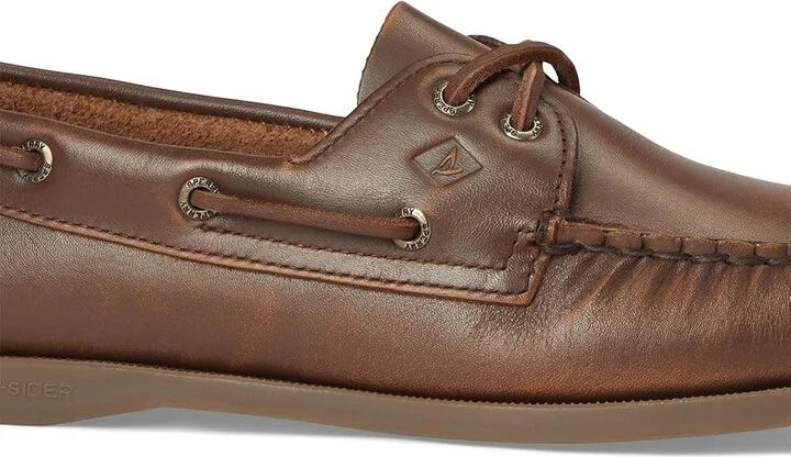 Sperry AO 2 Eye Women's Flat Shoes Medium Brown : 8 M (B), Leather - Image 7
