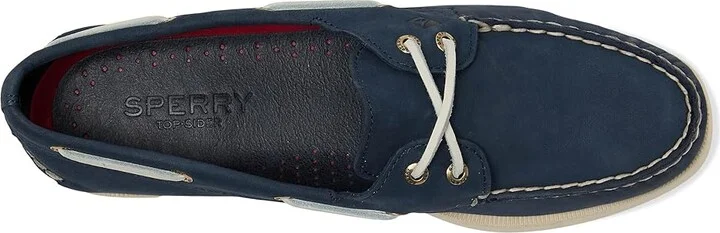 Sperry AO 2 Eye Women's Flat Shoes Navy : 5.5 M (B), Leather - Image 2