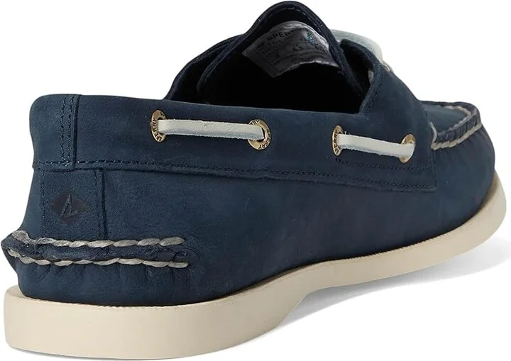 Sperry AO 2 Eye Women's Flat Shoes Navy : 5.5 M (B), Leather - Image 4
