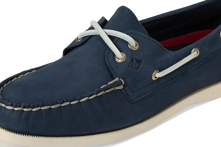 Sperry AO 2 Eye Women's Flat Shoes Navy : 5.5 M (B), Leather - Image 7