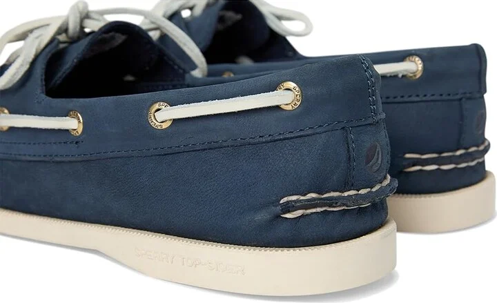 Sperry AO 2 Eye Women's Flat Shoes Navy1 : 8 W (C), Leather - Image 7