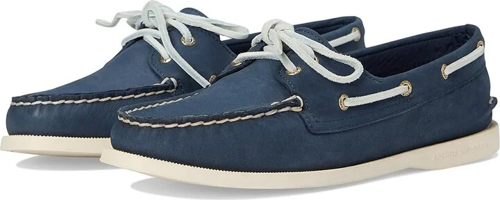 Sperry AO 2 Eye Women's Flat Shoes Navy1 : 8 W (C), Leather