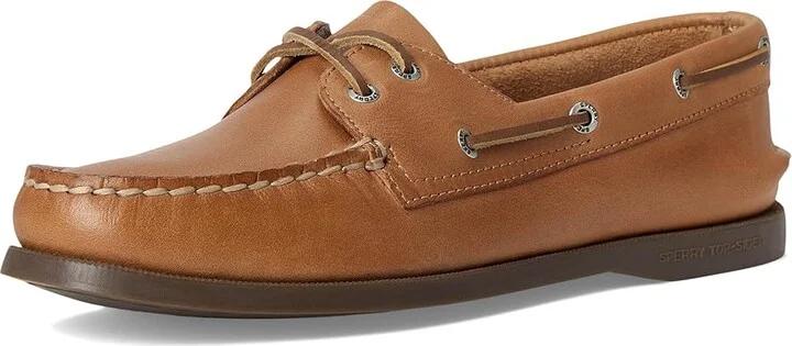 Sperry AO 2 Eye Women's Flat Shoes Tan : 9.5 M (B), Leather - Image 5