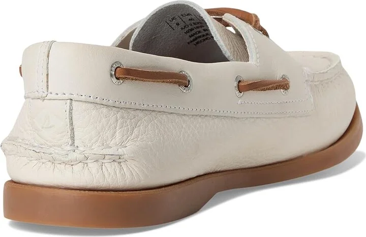 Sperry AO 2 Eye Women's Flat Shoes White : 6 M (B), Leather - Image 4