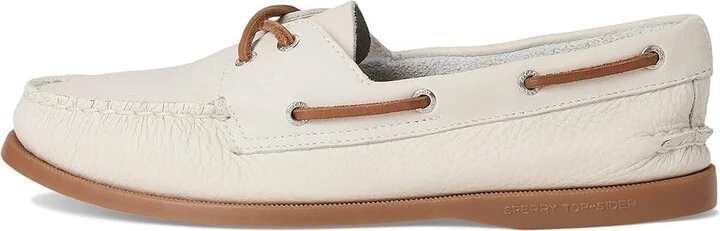 Sperry AO 2 Eye Women's Flat Shoes White : 6 M (B), Leather - Image 6