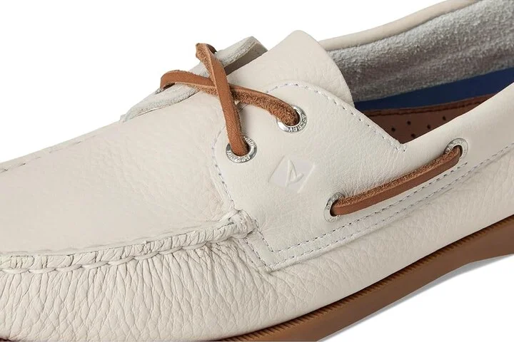 Sperry AO 2 Eye Women's Flat Shoes White : 6 M (B), Leather - Image 7