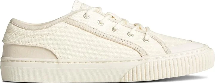 Sperry Astor Women's Wedge Shoes White : 7.5 W (C), Leather
