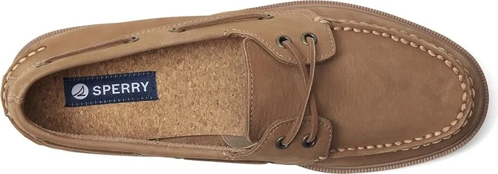 Sperry Authentic Original 2-Eye Double Sole Men's Lace-up Boots Tan Nubuck : 9 M (D), Leather - Image 2