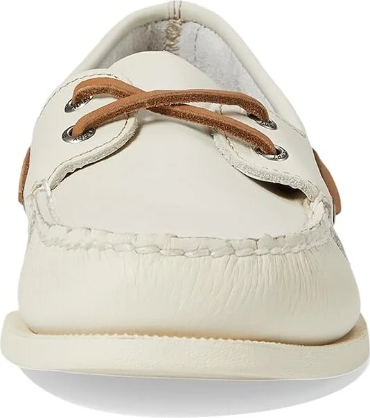Sperry Authentic Original 2-Eye Summer Men's Lace-up Boots Ivory : 11.5 W (EE), Leather - Image 5
