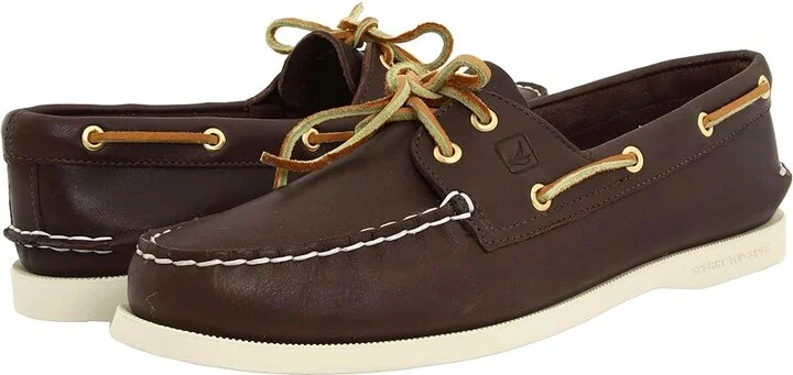 Sperry Authentic Original A/O 2 Eye Women's Slip on Shoes Brown : 10 M (B)