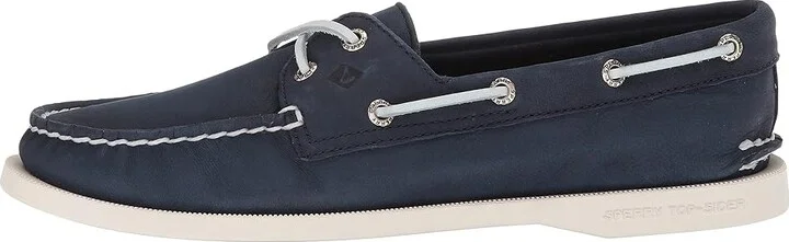 Sperry Authentic Original A/O 2 Eye Women's Slip on Shoes Navy 2 : 8.5 W (C), Leather - Image 7