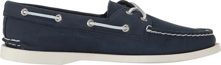 Sperry Authentic Original A/O 2 Eye Women's Slip on Shoes Navy 2 : 8.5 W (C), Leather - Image 8
