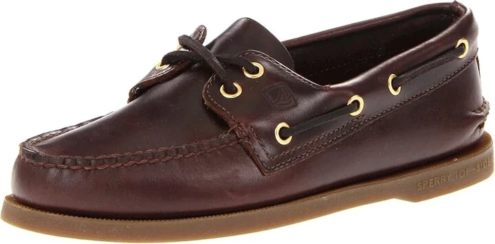 Sperry Authentic Original Men's Lace up casual Shoes Amaretto : 10 W (EE), Leather - Image 2