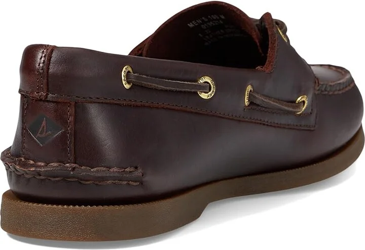 Sperry Authentic Original Men's Lace up casual Shoes Amaretto : 10 W (EE), Leather - Image 5