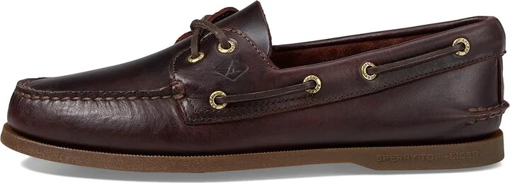 Sperry Authentic Original Men's Lace up casual Shoes Amaretto : 10 W (EE), Leather - Image 7