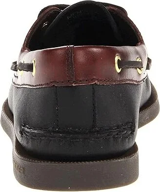 Sperry Authentic Original Men's Lace up casual Shoes Black/Amaretto : 15 M (D), Leather - Image 5