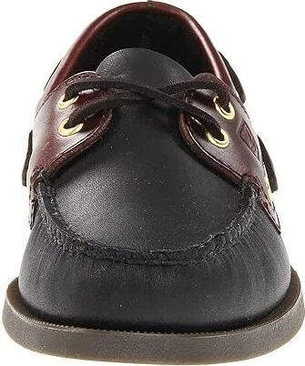 Sperry Authentic Original Men's Lace up casual Shoes Black/Amaretto : 15 M (D), Leather - Image 6