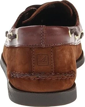 Sperry Authentic Original Men's Lace up casual Shoes Brown/Buc Brown : 10 M (D), Leather - Image 4