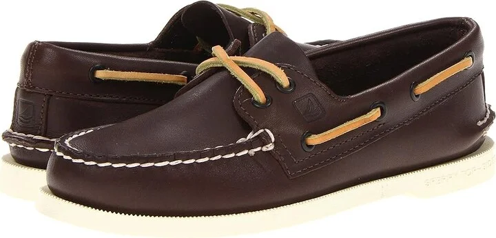 Sperry Authentic Original Men's Lace up casual Shoes Classic Brown : 6.5 M (D), Leather