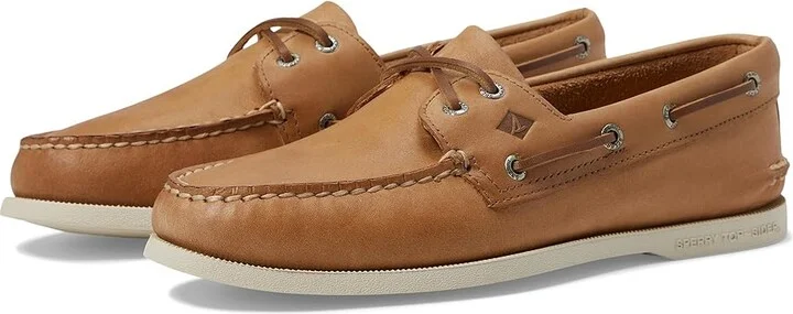 Sperry Authentic Original Men's Lace up casual Shoes Oatmeal : 16 W (EE), Leather