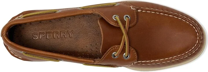Sperry Authentic Original Men's Lace up casual Shoes Tan : 8 W (EE), Leather/Rubber - Image 3