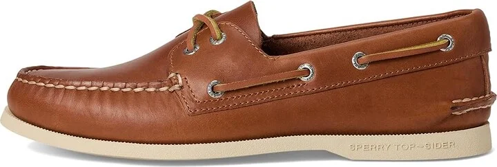 Sperry Authentic Original Men's Lace up casual Shoes Tan : 8 W (EE), Leather/Rubber - Image 7