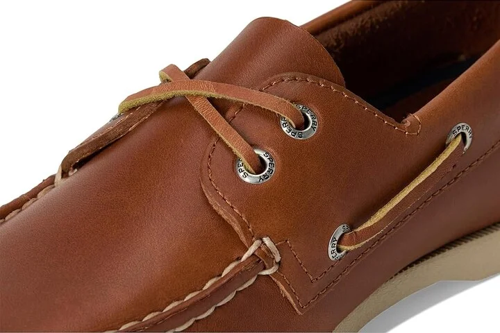 Sperry Authentic Original Men's Lace up casual Shoes Tan : 8 W (EE), Leather/Rubber - Image 8