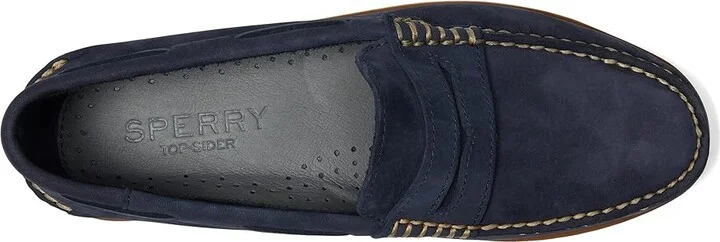 Sperry Authentic Original Penny Men's Shoes Navy : 10.5 M (D), Leather - Image 2
