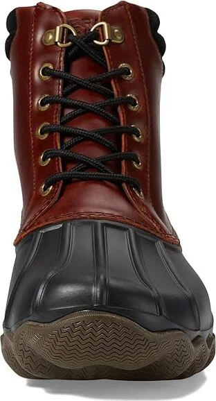 Sperry Avenue Duck Boot Men's Lace-up Boots Black/Amaretto : 7 M (D), Leather/Rubber - Image 3