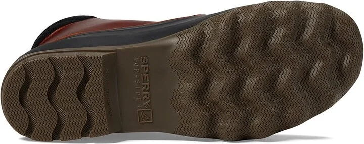 Sperry Avenue Duck Boot Men's Lace-up Boots Black/Amaretto : 7 M (D), Leather/Rubber - Image 4