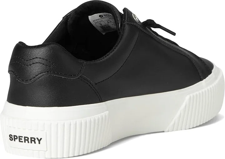 Sperry Bermudalttpl Women's Shoes Black 1 : 8.5 W (C), Leather - Image 4