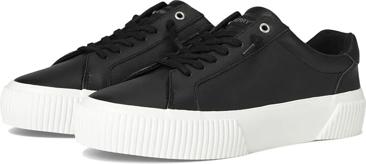 Sperry Bermudalttpl Women's Shoes Black 1 : 8.5 W (C), Leather