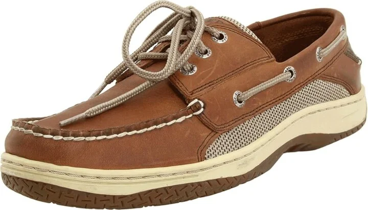 Sperry Billfish 3-Eye Boat Shoe Men's Lace up casual Shoes Dark Tan : 10 W (EE), Leather - Image 2