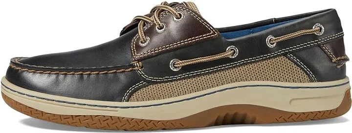 Sperry Billfish 3-Eye Boat Shoe Men's Lace up casual Shoes Navy/Brown : 8.5 M (D), Leather/Synthetic - Image 7