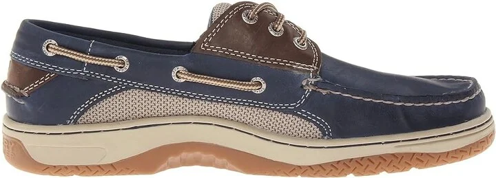 Sperry Billfish 3-Eye Boat Shoe Men's Lace up casual Shoes Navy/Brown : 8.5 M (D), Leather/Synthetic - Image 8