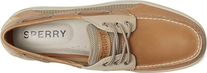 Sperry Billfish 3-Eye Men's Lace up casual Shoes Light Brown : 8.5 M (D), Nubuck - Image 2