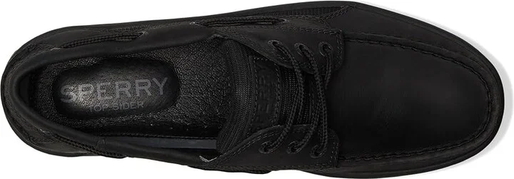Sperry Billfish 3-Eye Men's Lace Up Moc Toe Shoes Black : 8 M (D), Mesh - Image 2