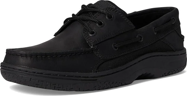 Sperry Billfish 3-Eye Men's Lace Up Moc Toe Shoes Black : 8 M (D), Mesh - Image 5