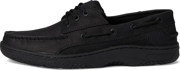 Sperry Billfish 3-Eye Men's Lace Up Moc Toe Shoes Black : 8 M (D), Mesh - Image 6