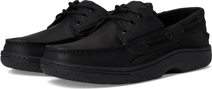 Sperry Billfish 3-Eye Men's Lace Up Moc Toe Shoes Black : 8 M (D), Mesh