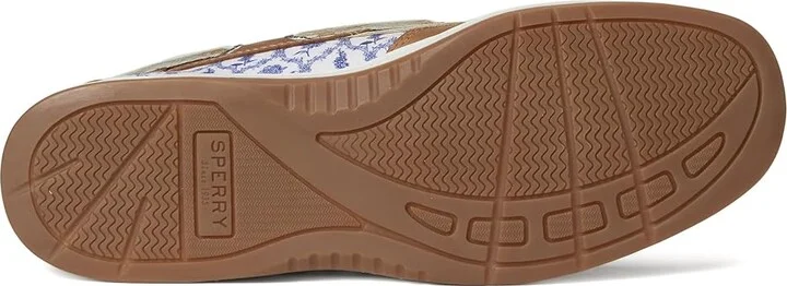 Sperry Bluefish 2 Eye Women's Flat Shoes Floral : 7 M (B), Leather - Image 3