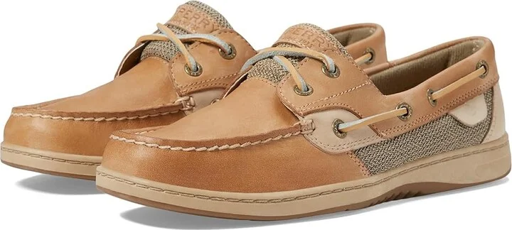 Sperry Bluefish Women's Shoes Linen/Oat : 8 W (C), Leather