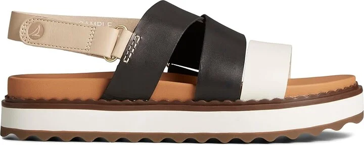 Sperry Cami Flatform Women's Sandals : 8.5 M (B), Leather